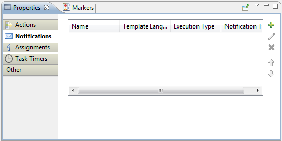 Figure 10.26: The Properties view gives you multiple sub-tabs to help customize your workflow nodes.