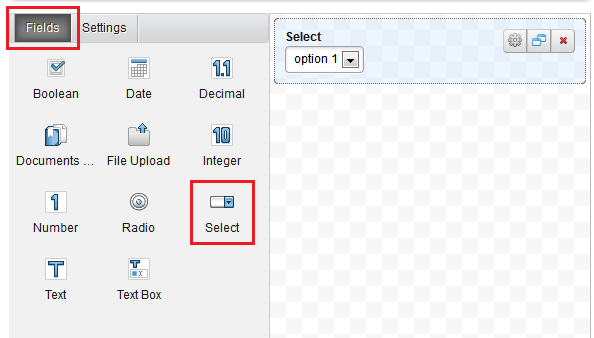 Figure 10.34: Creating data definitions for your DDL is a snap with Liferays graphical drag and drop interface.