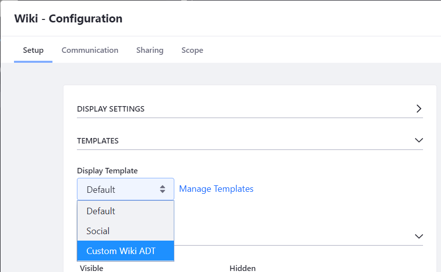 Figure 1: By using a custom display template, your portlets display can be customized.