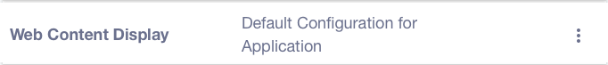 Figure 5: Some System Settings entries have a Default Configuration for Application scope.
