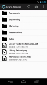 Figure 4.32: Folder and files