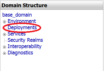 Figure 14.43: WebLogic Deployments