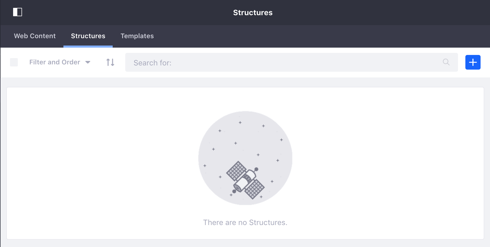 Figure 1: Structures are not pre-installed. You have to make your own.