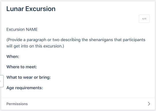 Figure 2: The New Template form.