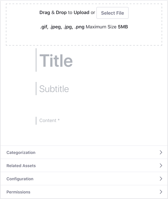 Figure 1: This screenshot shows some of the blog entry editors controls.