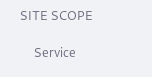 Figure 6: Some System Settings are site scoped.
