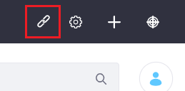Figure 1: The User area of the Control Menu is provided an additional link button when the Control Menu Entry sample is deployed to Liferay DXP.