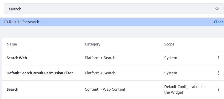 Figure 2: System Settings are organized by section and category.