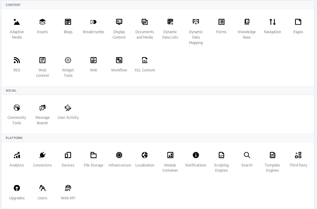 Figure 1: System Settings are accessed through the Control Panel.