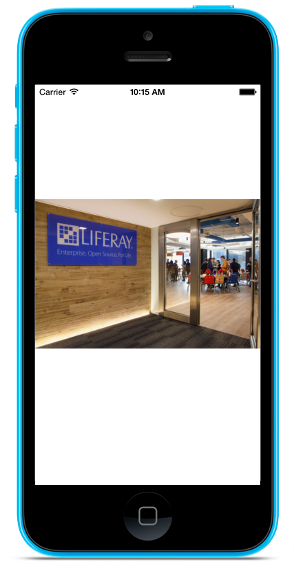 Figure 1: Image Display Screenlet using the Default Theme.