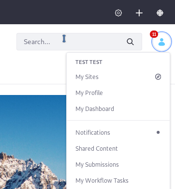 Figure 1: Users manage workflow tasks from their My Workflow Tasks widget.